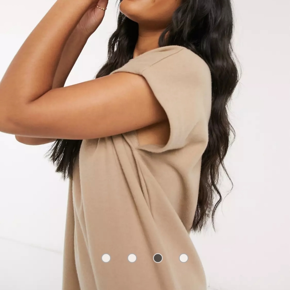 Asos Camel Dress - Picture 3 of 4